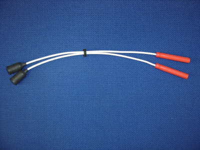 Z�ndkabelpaar mit Hochspannungswiderstand und 4'er RSH
