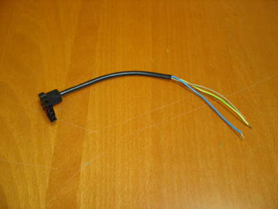 Motorkabel gewinkelt f�r Brenner